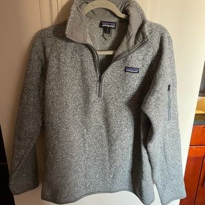 NWOT Patagonia 1/4 Zip Pullover, Grey, XL